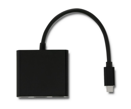 Przejściówka Qoltec Adapter USB-C - HDMI, USB, USB-C